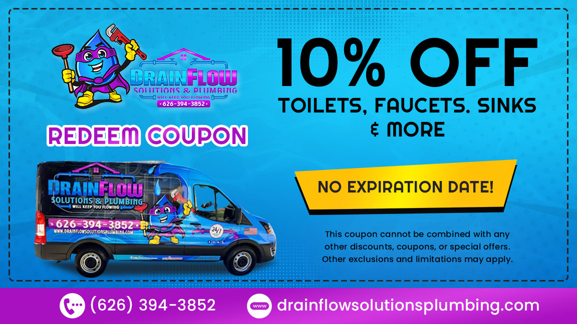 10% OFF TOILETS, FAUCETS, SINKS & MORE