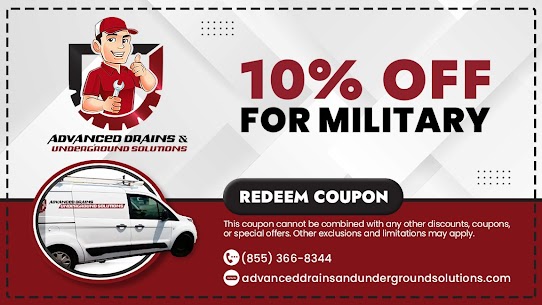 10% OFF FOR MILITARY