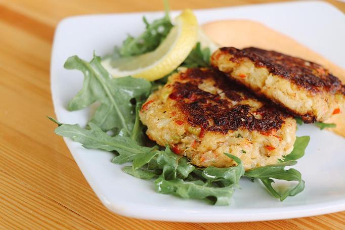Product: Crab Cakes - 7 Devils Waterfront Alehouse in Coos Bay, OR Bars & Grills