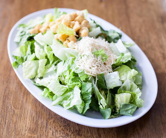 Product: Papular Ceasar salad made with romaine heart lettuce, shredded parmesan cheese and crotons. - Aiden's Grill in la crescenta / montrose / sunlandtujunga  /goendale - Glendale, CA Mediterranean Restaurants