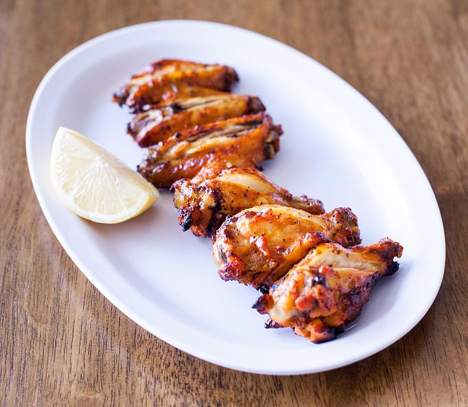 Product: Persian Chicken wings kabob, daily well marinaded with dairy, onion, lemon juice, oil and authentic persian seasoning cook on open flame to perfection. - Aiden's Grill in la crescenta / montrose / sunlandtujunga  /goendale - Glendale, CA Mediterranean Restaurants