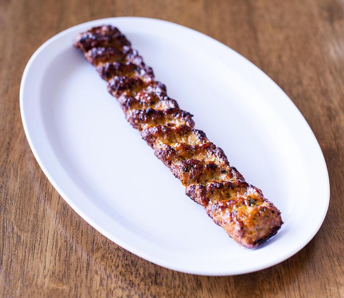 Product: Persian Chicken koobideh kabob, (ground chicken) daily well marinaded with ,onion and authentic persian seasoning cook on open flame to perfection. - Aiden's Grill in la crescenta / montrose / sunlandtujunga  /goendale - Glendale, CA Mediterranean Restaurants