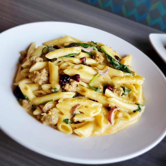 Product: Sweet Potato Cream Pasta - Bella Milano in Springfield, IL Pizza Restaurant