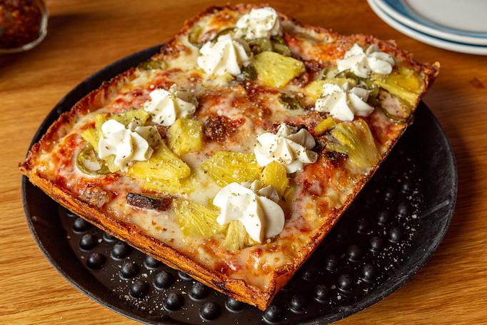 Product: Sweetie Pie - Detroit Style Pizza - Blue Pan Pizza in Congress Park - Denver, CO Dessert Restaurants Product: Sweetie Pie - Detroit Style Pizza - Blue Pan Pizza in Congress Park - Denver, CO Dessert Restaurants