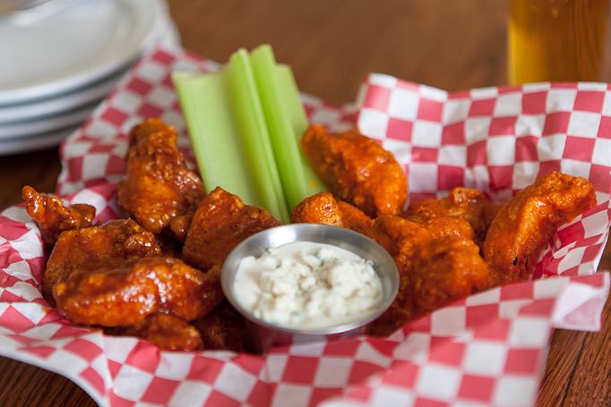 Product: Boneless Wings. Hot (6), Sweet BBQ (6) - Brown Dog Pizza in Downtown Telluride, Main Street - Telluride, CO Bars & Grills
