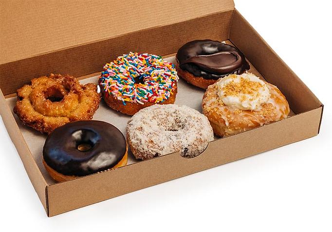 Product: Half Dozen Donuts in a box - Do-Rite Donuts & Chicken in Chicago, IL Donuts