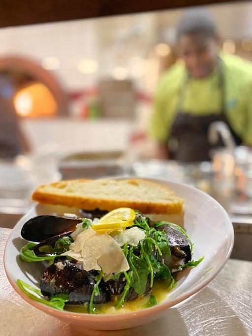 Product: Delicious fresh local mussels! - Geddy's in Downtown Bar Harbor, just steps from the town pier. - Bar Harbor, ME American Restaurants Product: Delicious fresh local mussels! - Geddy's in Downtown Bar Harbor, just steps from the town pier. - Bar Harbor, ME American Restaurants