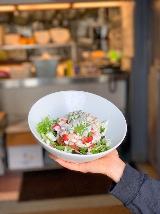 Product: Enjoy the refreshing taste of our Lobster Cobb! - Geddy's in Downtown Bar Harbor, just steps from the town pier. - Bar Harbor, ME American Restaurants Product: Enjoy the refreshing taste of our Lobster Cobb! - Geddy's in Downtown Bar Harbor, just steps from the town pier. - Bar Harbor, ME American Restaurants