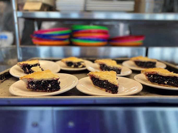 Product: Experience the Sweetness of Our Blueberry Pie! - Geddy's in Downtown Bar Harbor, just steps from the town pier. - Bar Harbor, ME American Restaurants Product: Experience the Sweetness of Our Blueberry Pie! - Geddy's in Downtown Bar Harbor, just steps from the town pier. - Bar Harbor, ME American Restaurants