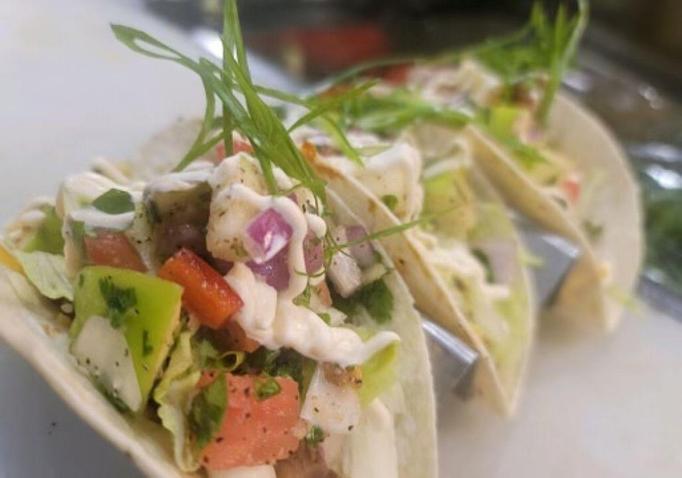 Product: Fresh, flavorful, and packed with a kick - our Ahi tuna tacos are the perfect bite! Taco Time! - Geddy's in Downtown Bar Harbor, just steps from the town pier. - Bar Harbor, ME American Restaurants Product: Fresh, flavorful, and packed with a kick - our Ahi tuna tacos are the perfect bite! Taco Time! - Geddy's in Downtown Bar Harbor, just steps from the town pier. - Bar Harbor, ME American Restaurants