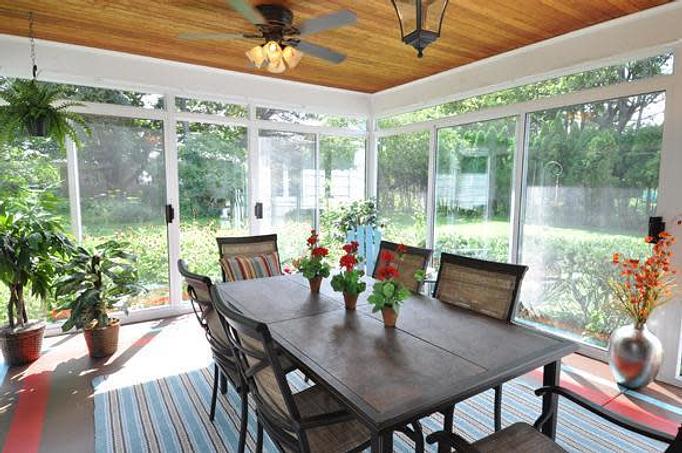 Interior: Three Season Sunroom - Invision Design Partners, in Rochester, NY Graphic Design Services