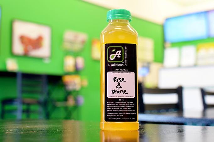 Product: This detoxifying lemonade with a hint of spice is based on the classic master cleanse recipe. It is also known to be great for energy! - Alkalicious Cold Pressed Juice Bar in Greenbrier East - Chesapeake, VA Organic Restaurants