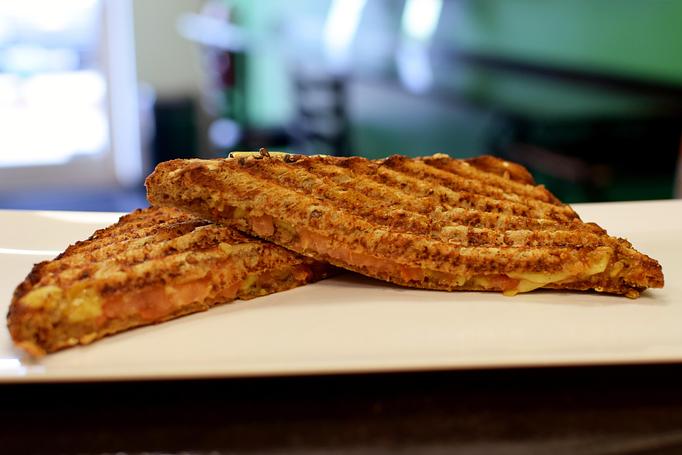 Product: Our vegan cheese is perfect for this sandwich! Try it with a soup! - Alkalicious Cold Pressed Juice Bar in Greenbrier East - Chesapeake, VA Organic Restaurants