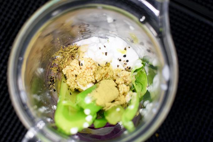 Product: Shown: a peak at the ingredients for our chickpea chowder. - Alkalicious Cold Pressed Juice Bar in Greenbrier East - Chesapeake, VA Organic Restaurants