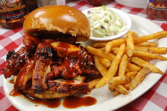 Product: Adobo Chicken Sandwich - Barbecue Co. Grill & Catering in Town of Erin - Hartford, WI American Restaurants