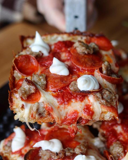 Product - Blue Pan Pizza in South Golden - Golden, CO American Restaurants Product - Blue Pan Pizza in South Golden - Golden, CO American Restaurants