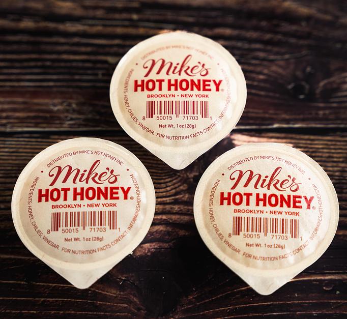 Product: Mikes Hot Honey - Blue Pan Pizza in South Golden - Golden, CO American Restaurants Product: Mikes Hot Honey - Blue Pan Pizza in South Golden - Golden, CO American Restaurants