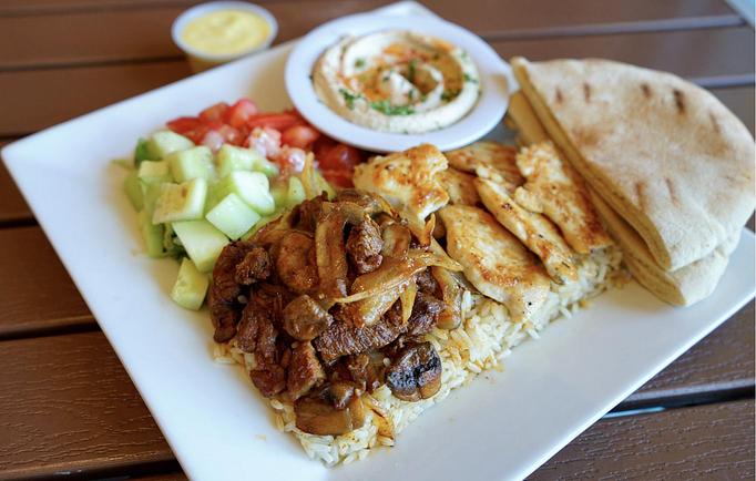 Product: Meat Combo - California Pita & Grill Beverly Hills in Beverly Hills, CA Greek Restaurants