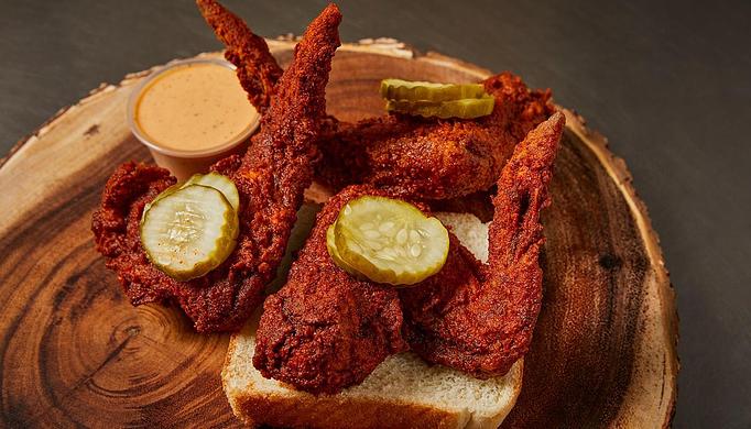 Product: Served with Texas Toast + Pickles + Comeback Sauce. - Cluck & Blaze in Glendale, CA American Restaurants