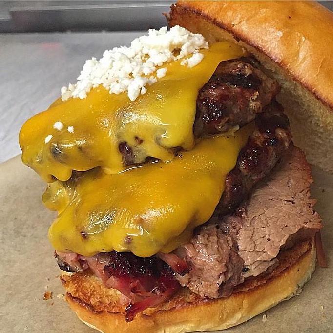 Product: Brisket Destroyer - Deep Run Roadhouse in West End - Richmond, VA Barbecue Restaurants Product: Brisket Destroyer - Deep Run Roadhouse in West End - Richmond, VA Barbecue Restaurants