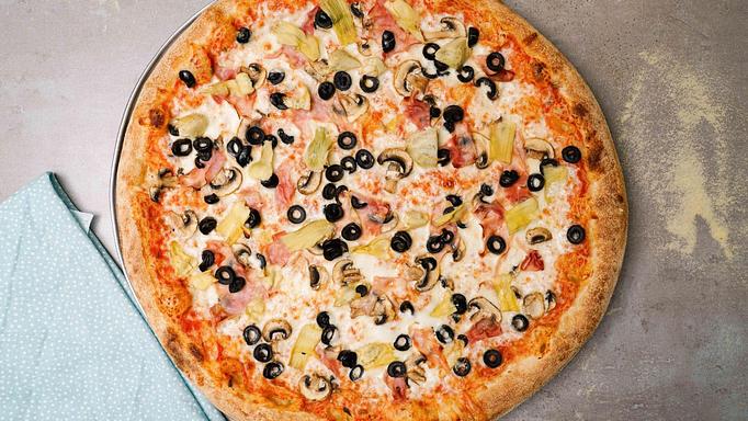 Product: Capricciosa Pizza - Dolce Salato Pizza & Gelato in Wilton Manors - Fort Lauderdale, FL Dessert Restaurants