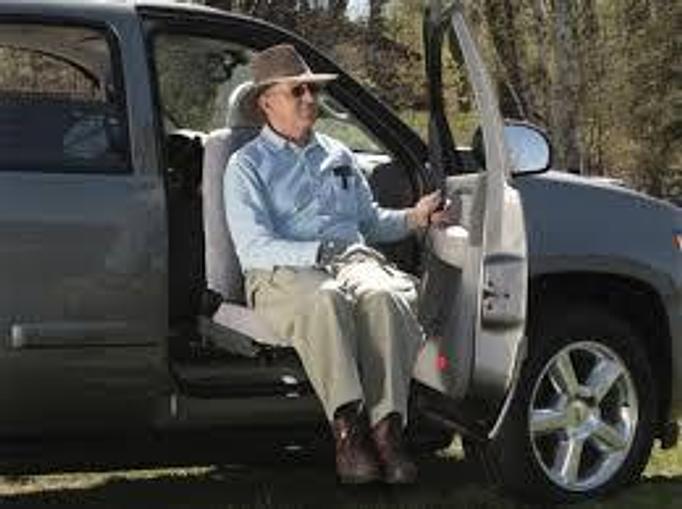 Product: Bruno Valet Transfer Seat In Action - Driving Solutions for Disabilities in San Antonio, TX Disabled Persons Assistive Services