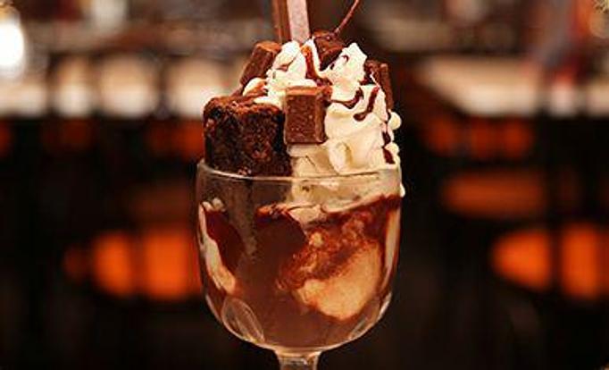 Product: Try our decadent parfait! - Geddy's in Downtown Bar Harbor, just steps from the town pier. - Bar Harbor, ME American Restaurants Product: Try our decadent parfait! - Geddy's in Downtown Bar Harbor, just steps from the town pier. - Bar Harbor, ME American Restaurants