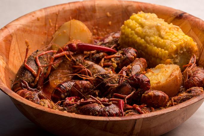 Product: Crawfish, Crayfish, Mudbugs, Crawdads, Baby lobsters, whatever you like to call them, we get them from Louisiana only. - Hang Ten Boiler in Alameda, CA Cajun & Creole Restaurant