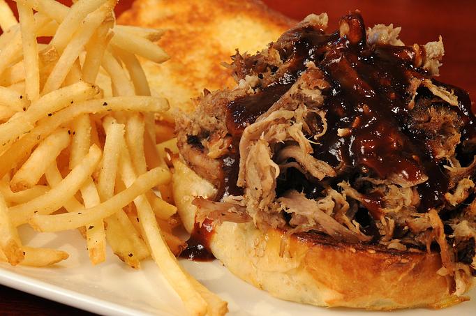 Product: Pulled Pork Sandwich - J.B. Dawson's Restaurant & Bar in Langhorne, PA American Restaurants