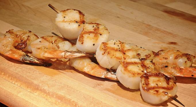 Product: Grilled Shrimp & Scallops - J.B. Dawson's Restaurant & Bar in Langhorne, PA American Restaurants