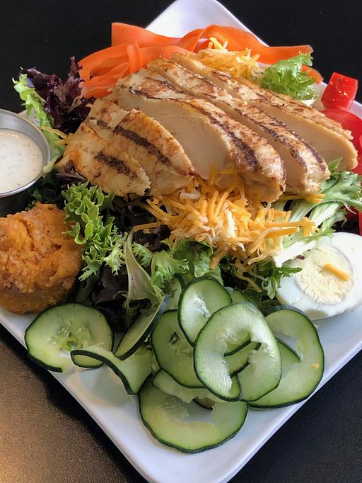 Product: Mesquite Grilled Chicken Salad - Jester's Cafe in WILMINGTON, NC American Restaurants Product: Mesquite Grilled Chicken Salad - Jester's Cafe in WILMINGTON, NC American Restaurants
