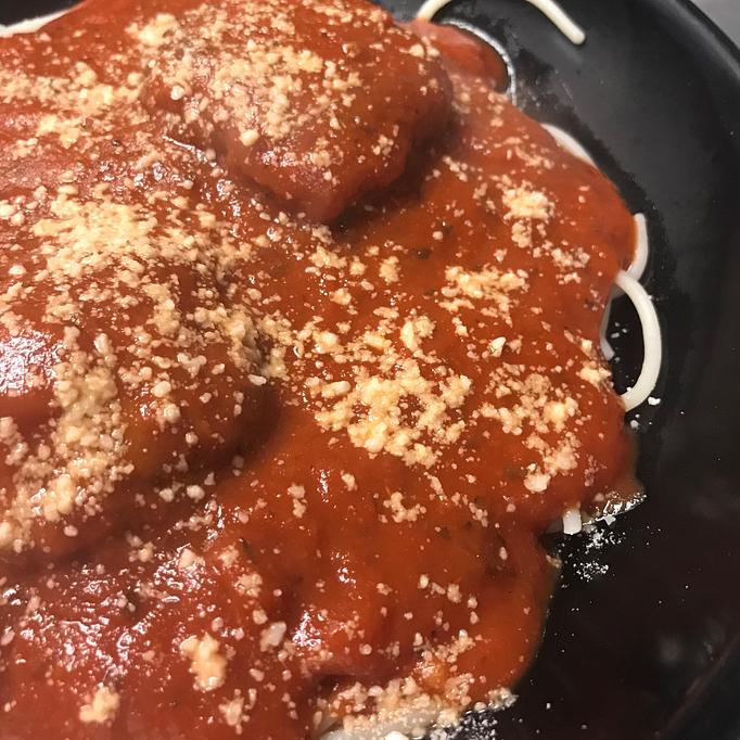 Product: Homemade Meatballs & Spaghetti - KC Kitchen & Pizzeria in Midtown - Kansas City, MO Pizza Restaurant