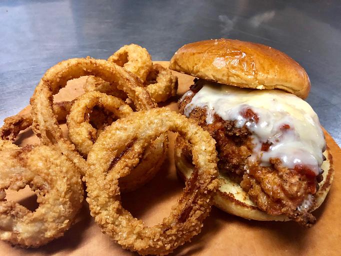 Product: Crispy Chicken Parm - KC Kitchen & Pizzeria in Midtown - Kansas City, MO Pizza Restaurant