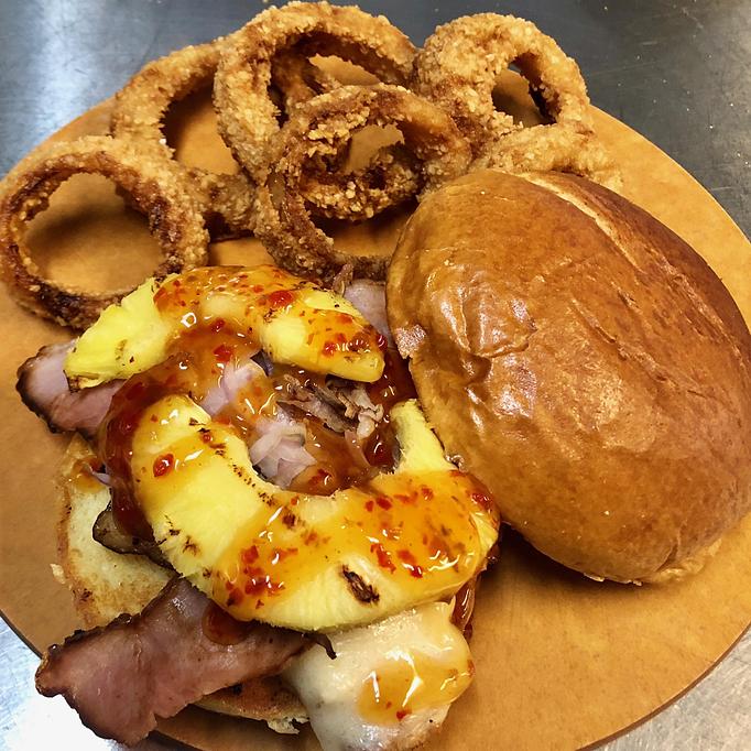 Product: Hawaiian Chicken - KC Kitchen & Pizzeria in Midtown - Kansas City, MO Pizza Restaurant