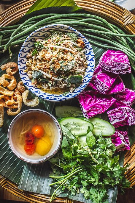 Product: Bell & Evan Chicken Laap - Khe Yo in TriBeCa - New York, NY Thai Restaurants