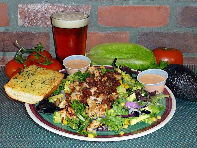 Product: Southwest Salad - Lamppost Pizza in Davis, CA Pizza Restaurant