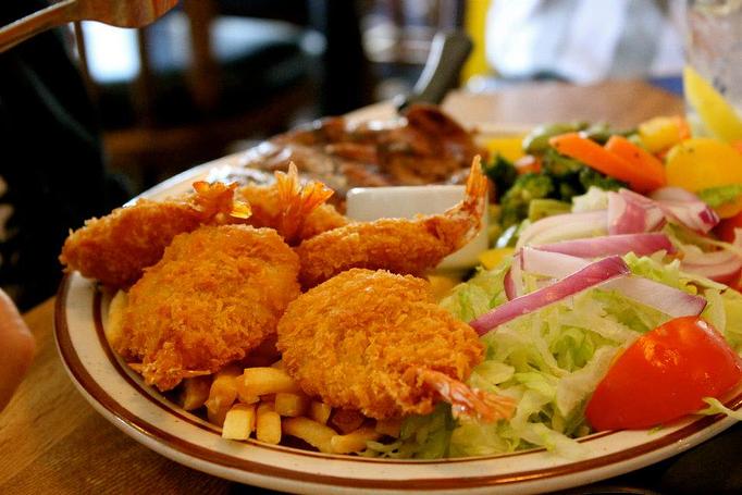 Product: Carne Asada with Fried Shrimp - Mariscos El Pescador in Reno, NV Mexican Restaurants