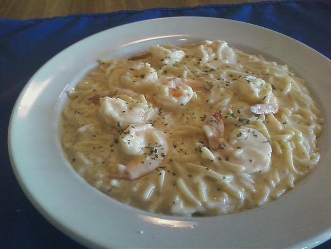Product: Pasta Alfredo with Shrimp - Mariscos El Pescador in Reno, NV Mexican Restaurants