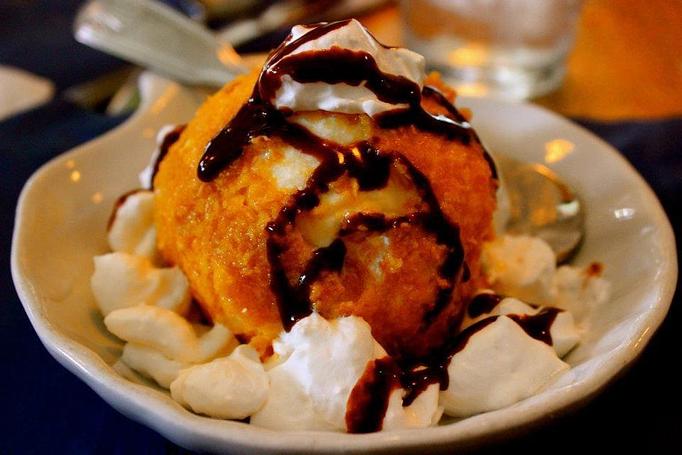 Product: Deep Fried Ice Cream - Mariscos El Pescador in Reno, NV Mexican Restaurants