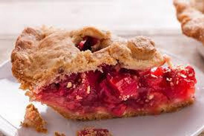 Product: Strawberry Rhubarb Pie - Max's of Burlingame - Max's Operafe of in Burlingame - Burlingame, CA Bars & Grills