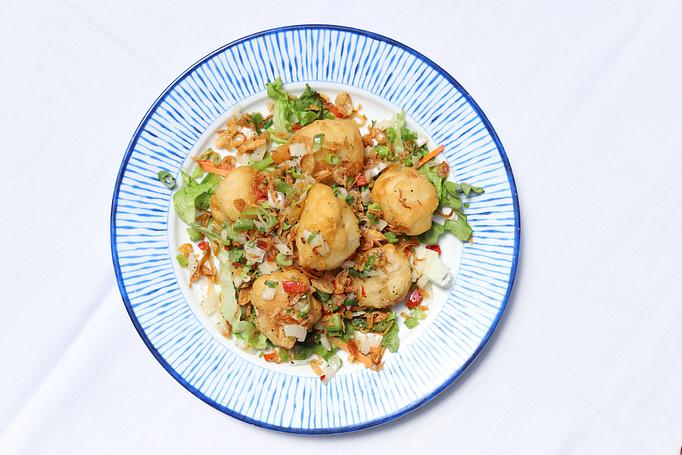 Product: Salt & Pepper Style with scallops - Mazu Szechuan in New York, NY Bars & Grills