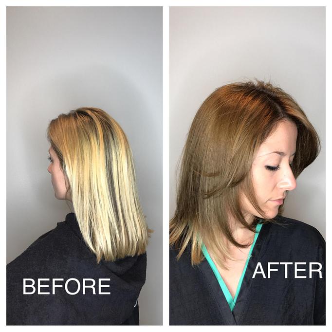 Product: We gently remove artificial color that has been deposited in the hair. - Mikel’s The Paul Mitchell Experience in Tampa, FL Day Spas