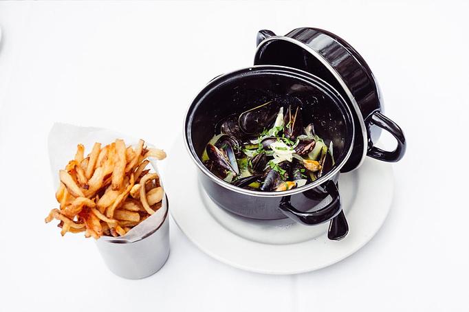 Product: served with fresh-cut frites - Mon Ami Gabi in Lincoln Park West - Chicago, IL French Restaurants