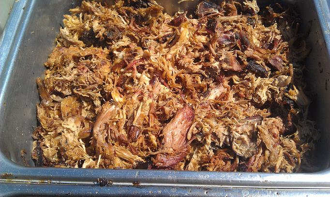 Product: I use only locally grown pork.  I season it to perfection and slow cook it to juicy tenderness. - Ms Piggie's BBQ in Coopersville, MI Barbecue Restaurants