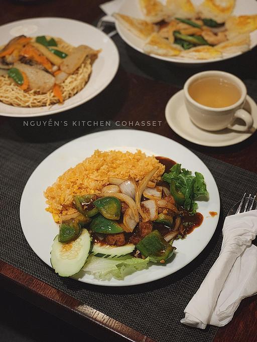 Product: with fried rice - Nguyen's Kitchen in Cohasset, MA Bars & Grills