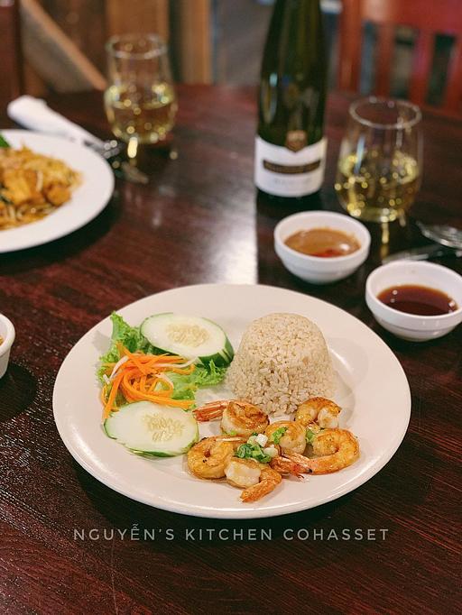 Product: with brown rice - Nguyen's Kitchen in Cohasset, MA Bars & Grills
