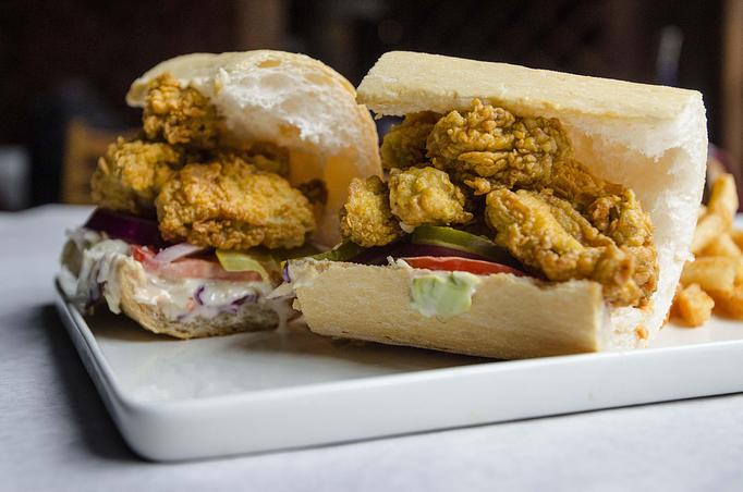 Product: Fried Louisiana Oyster Po-boy - Oceana Grill in New Orleans, LA Cajun & Creole Restaurant