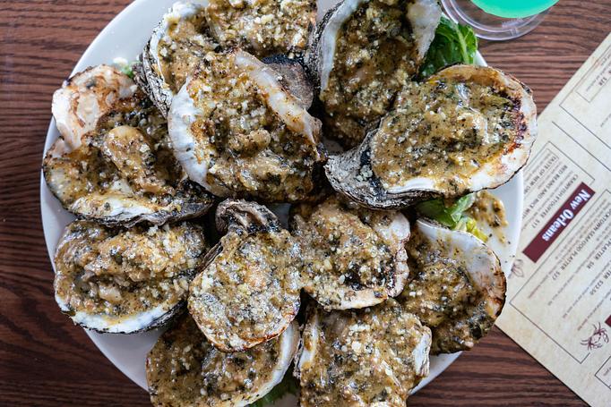 Product: Oyster Rockefeller - Oceana Grill in New Orleans, LA Cajun & Creole Restaurant