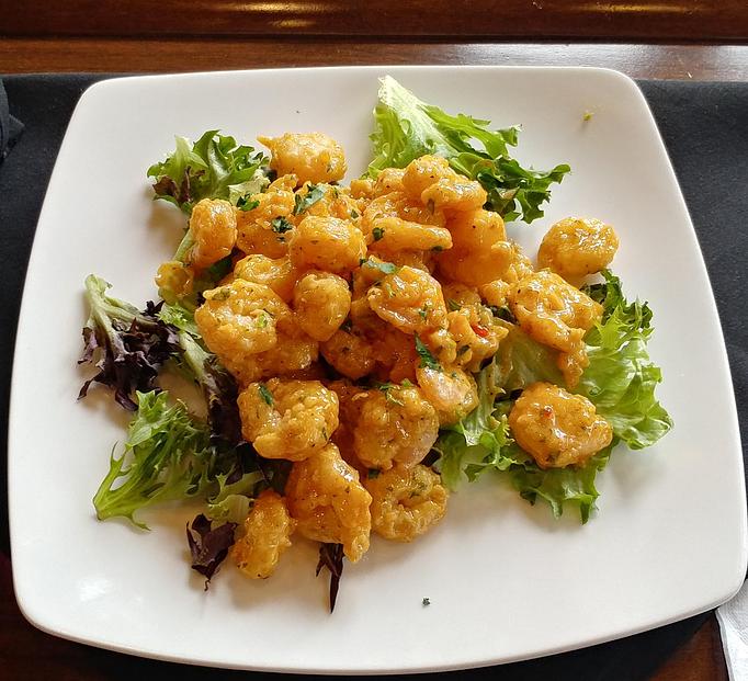 Product: Lightly breaded and fried baby shrimp tossed in a sweet and spicy sauce - Pazzo Pomodoro in Vienna, VA Italian Restaurants