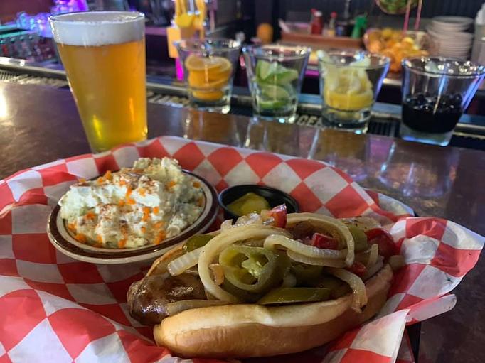 Product: Smoked Hampton Hot Sausage - Phoebus Dive Bar in Hampton, VA Bars & Grills